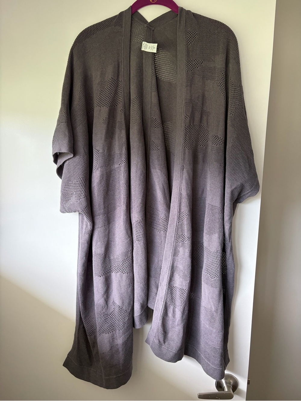 Lululemon Find Your Light Wrap in the Heathered Moonwalk Color - One Size